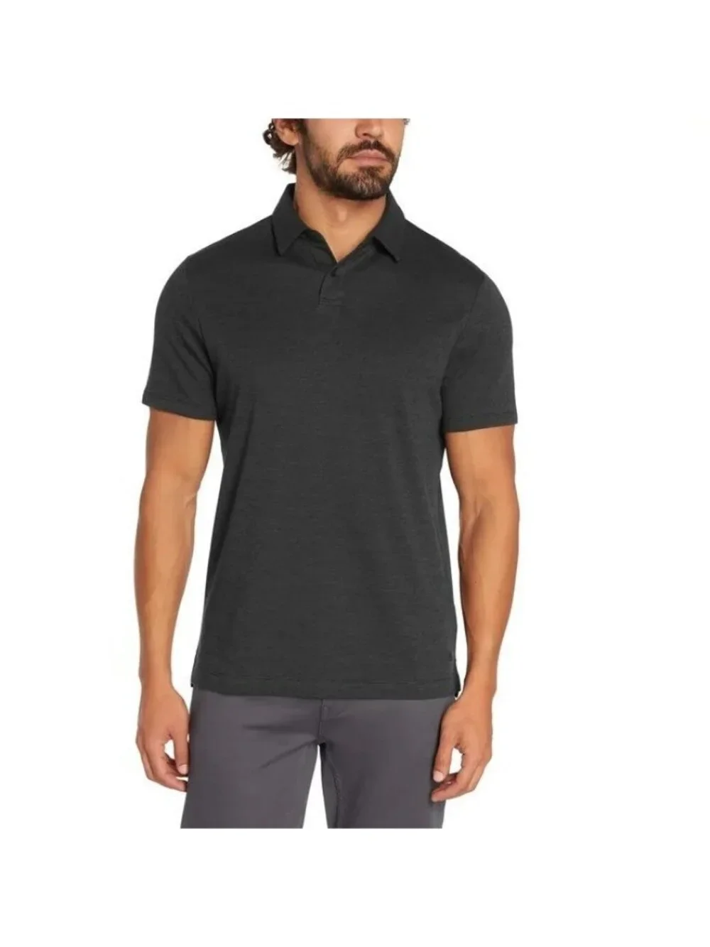 NWT Banana Republic Men's S Black Cotton Polo Shirt S Short Sleeve